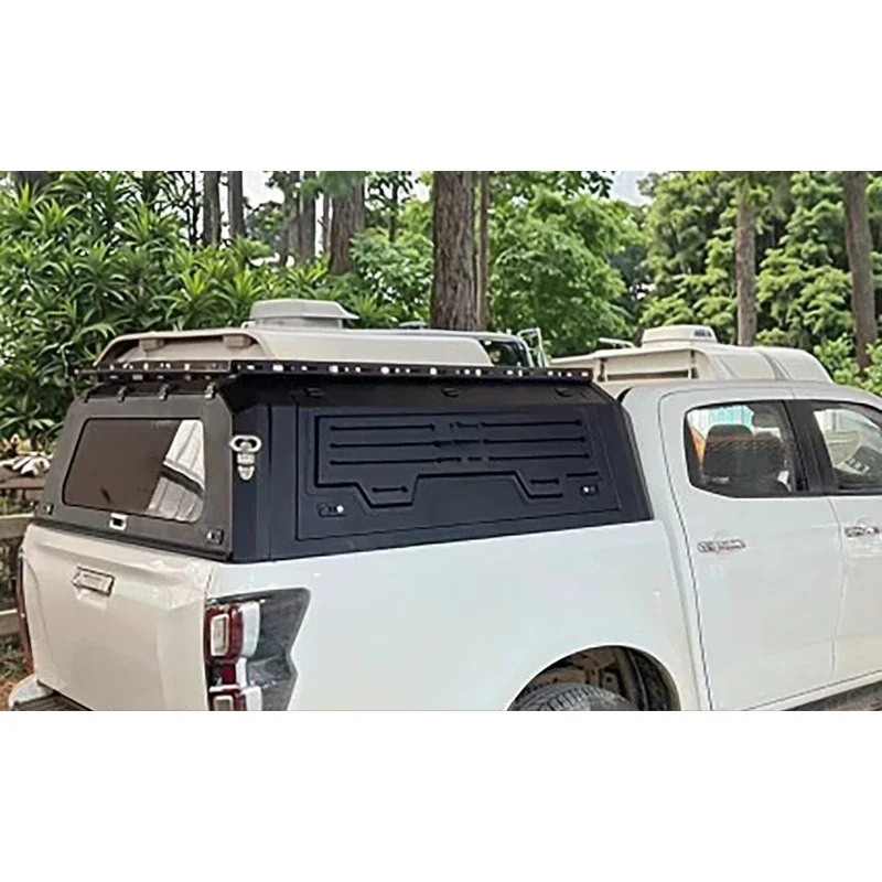 

KQX High Qualit Aluminum Alloy Waterproof Foldable Off-Road Pickup Hardtop2023 Cargo Bed Cover for Truck