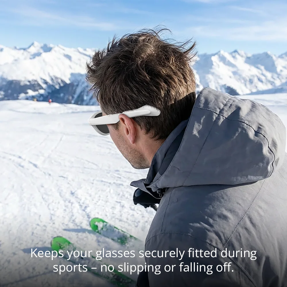 HiBloks Eyeglass Ear Grip for Oakley Meta HSTN Smart Glasses Accessories Non-Slip Silicone Cover Sunglasses Ear Cushion view 3