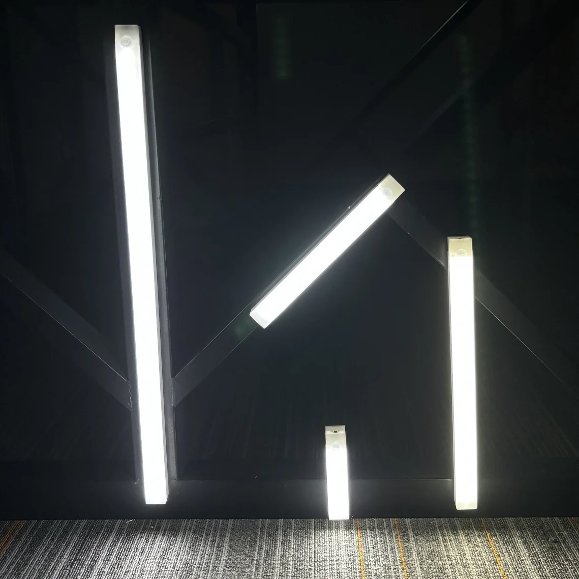 Wireless Type C Rechargeable Motion Sensor LED Induction Night Light Entrance Light Portable Light Aisle Light Lanscape Light