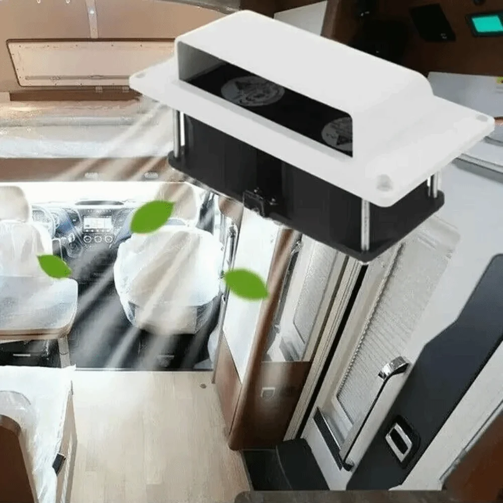 Ventilateur d'extraction de hotte de cuisine 12V, fonctionnement silencieux et Durable, Kit de sortie de ventilation, Installation facile, ventilateur d'extraction rapide