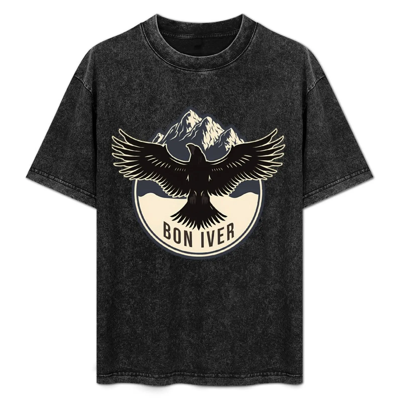

Bon Iver Logo Re Stacks T-Shirt plus size clothes kawaii clothes hippie clothes blue archive slim fit t shirts for men