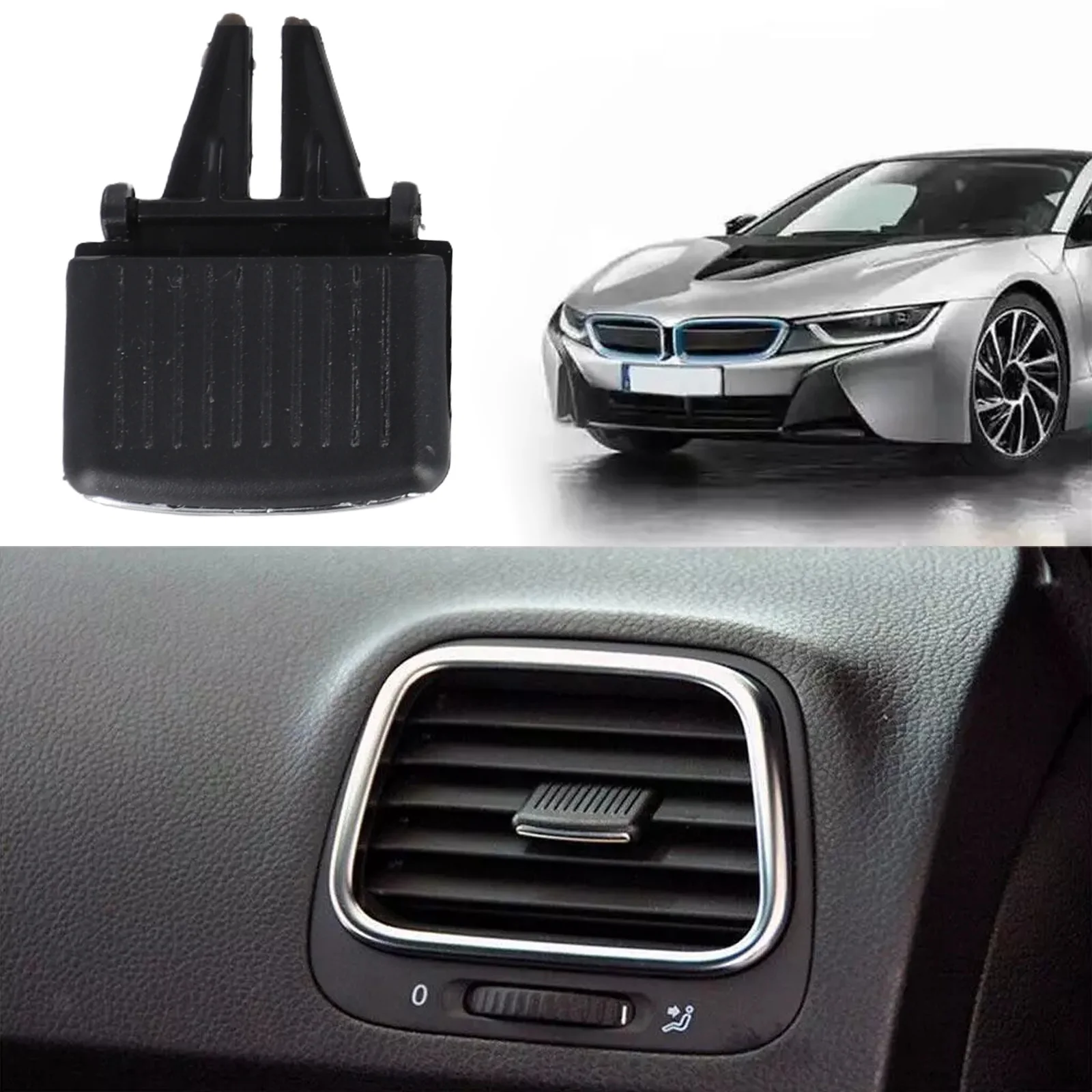 Car Front A/C Air Vent Outlet Tab Clip Repair Kit For MK5 For GOLF 1K0819703 1K0819704 1K0819728 Internal Spare Parts