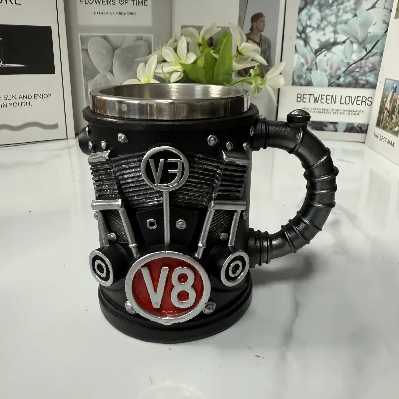 2026 y2k Makeup Creative Resin Stainless Steel Water Cup Personalized Wine Cup Gift Decoration Ornament