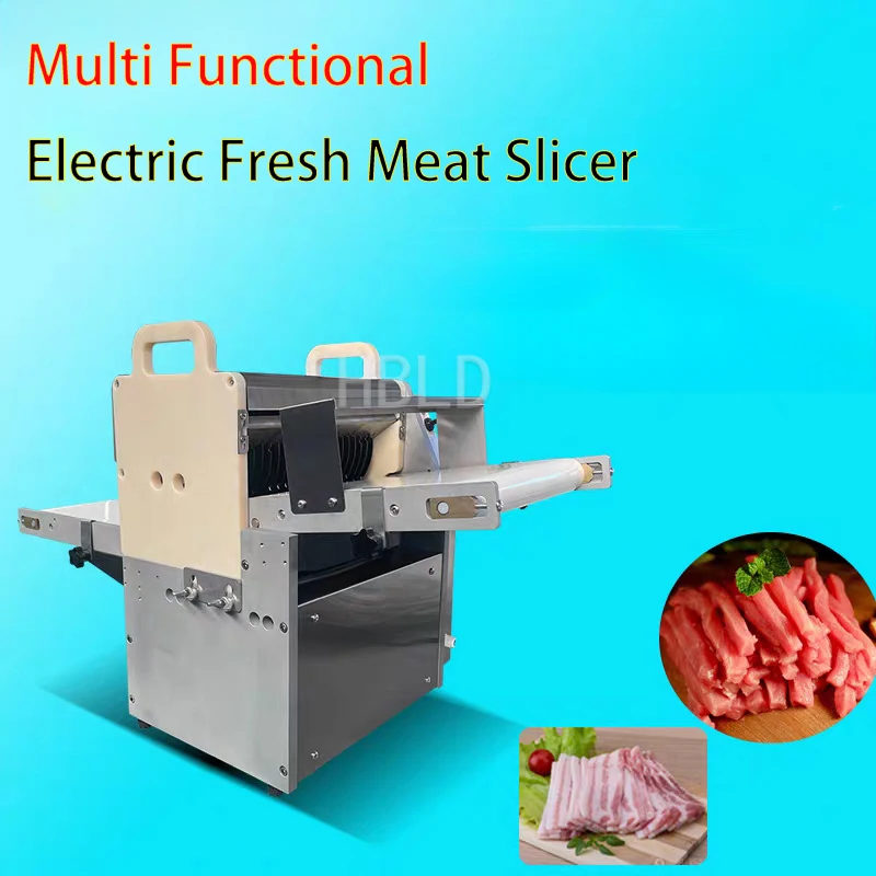 Industrial Fresh Meat Slicer, Beef Slicer, Stainless Steel Large Capacity Bacon And Ham Slicer