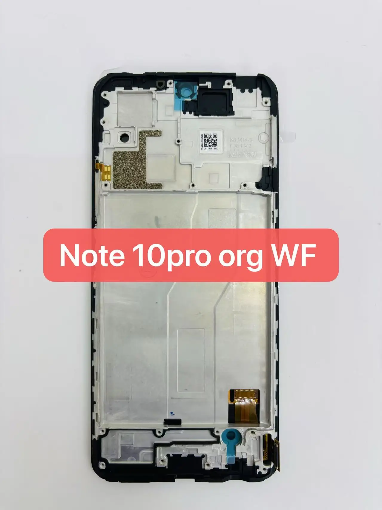 6,67 inch origineel AMOLED-scherm voor de Redmi Note 10 Pro 4G/Note 11 Pro 4G 5G, inclusief LCD-display en touchscreen, en frame voor de Note 12 Pro 4G.