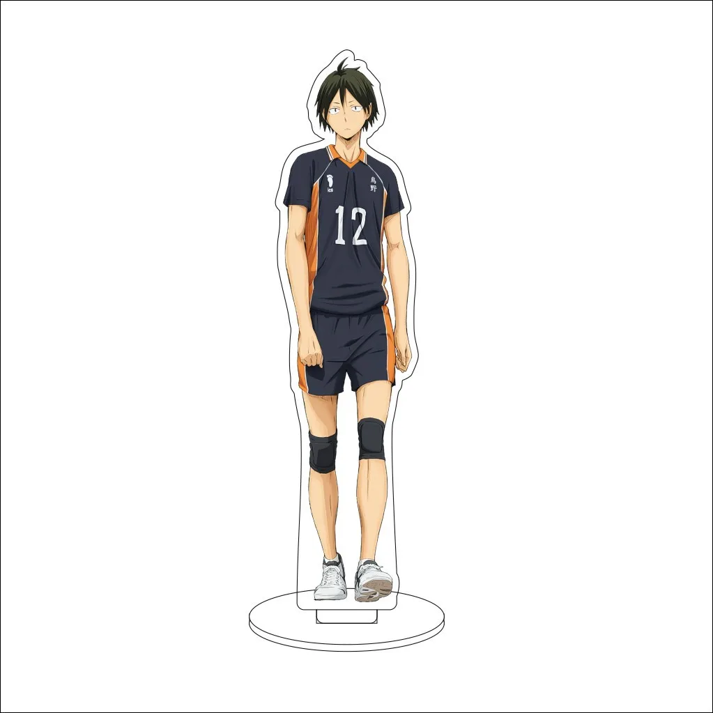 16CM Anime Haikyuu Hinata Shoyo Tsukishima Kei Nishinoya Yu Kozume Kenma Kageyama Tobio Cosplay Acryl-Figur Ständer Geschenke Dekorationen – Detail 2