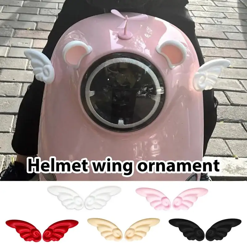 

Bowknot For Hat Angel Wings Large Bow Motorcycle Accessory Removable Hat Decoration For Ski Bike Motorcycle Hat General Hat