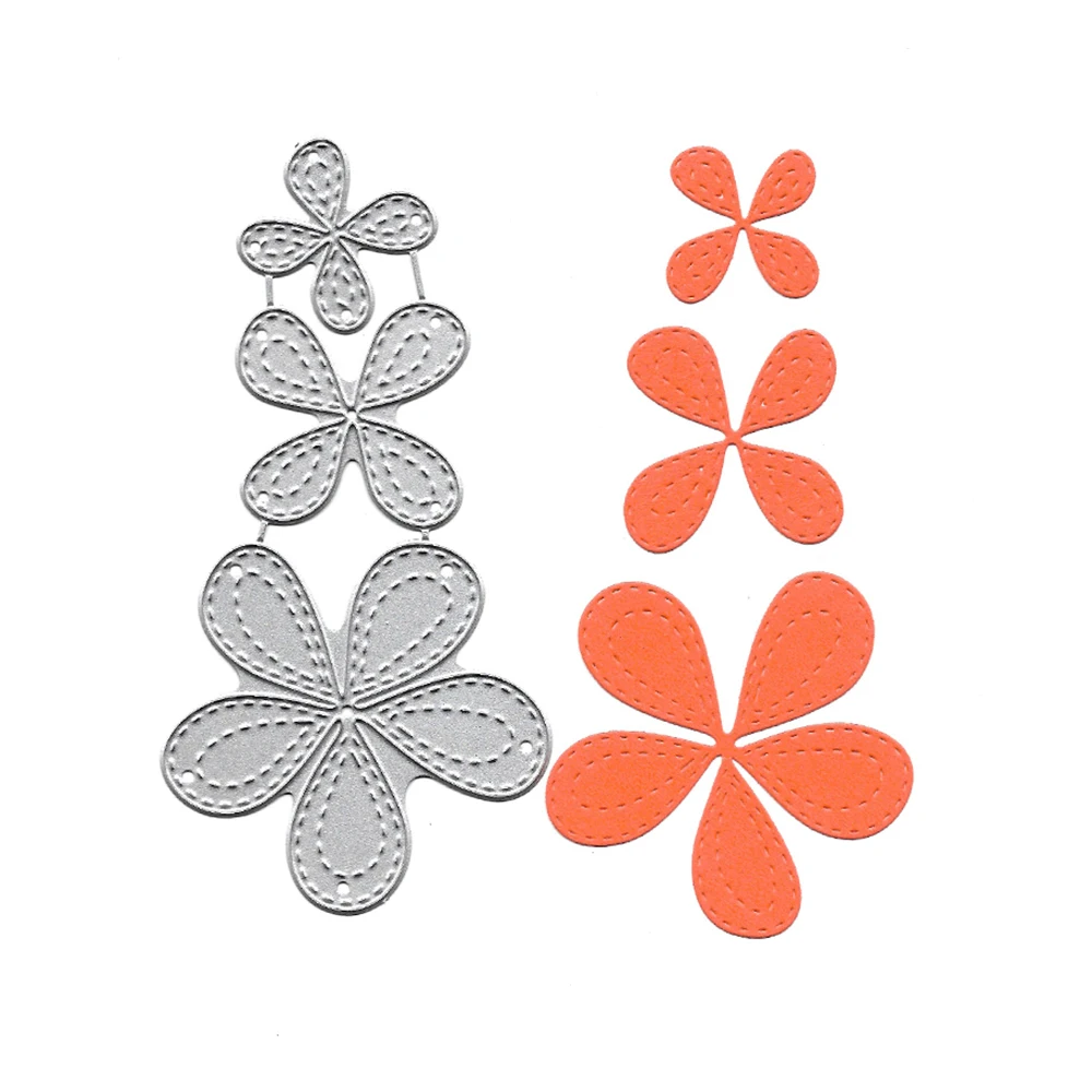 

Flower Dies Metal Cutting Stencil Troqueles For Scrapbooking DIY Molds Card Making Album Decor Embossing Folder Stamps And Dies