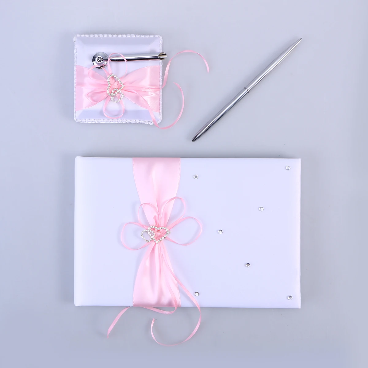 

Wedding Guest Book Pen Stand Signing Pen High Quality Materials Perfect Adornment Warm Romantic Environment Wedding Decoration
