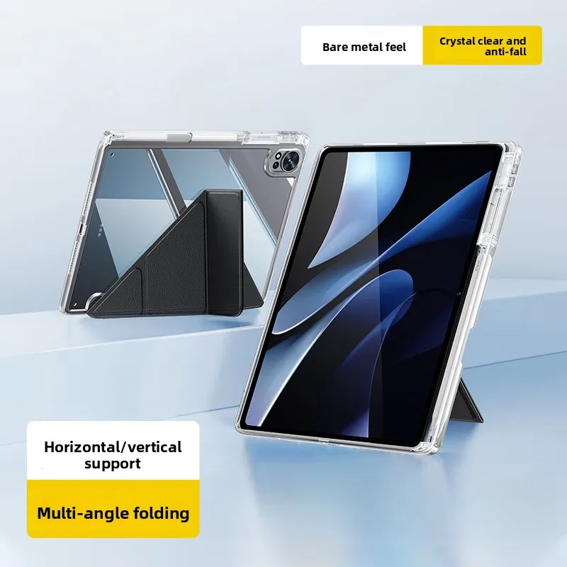 Y-Fold Acryl-Hülle für Huawei MatePad Pro 11 Air 12 mit Auto-Wach-/Schlaf-Funktion Stoßfeste Vollschutz-Hülle – Detail 1