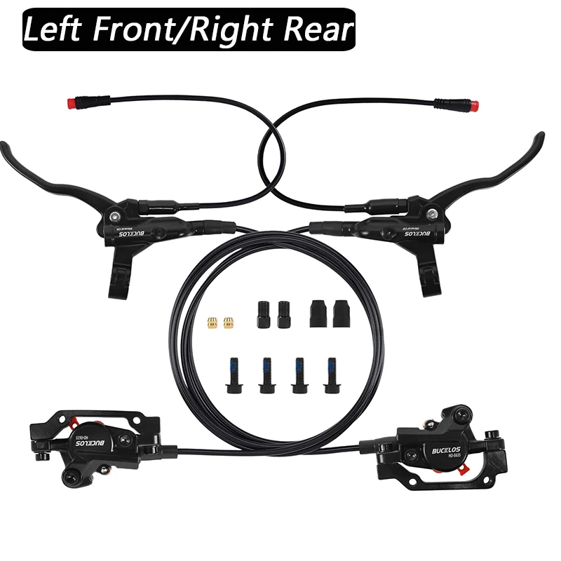 BUCKLOS E-Bike Hydraulische Schijfrem Elektrische Scooter Vouwfiets Schijfrem 2Pin Uitschakelen Elektrische Fiets Hydraulische Remmen