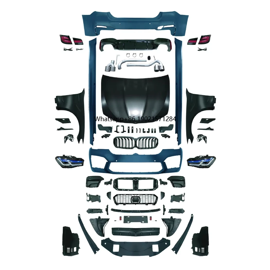 

Auto Parts for 5 Series F10 2012-2017 Modification and Upgrade F30 M5 Front Rear Bumper Side Skirt Full Body Assembly Kits