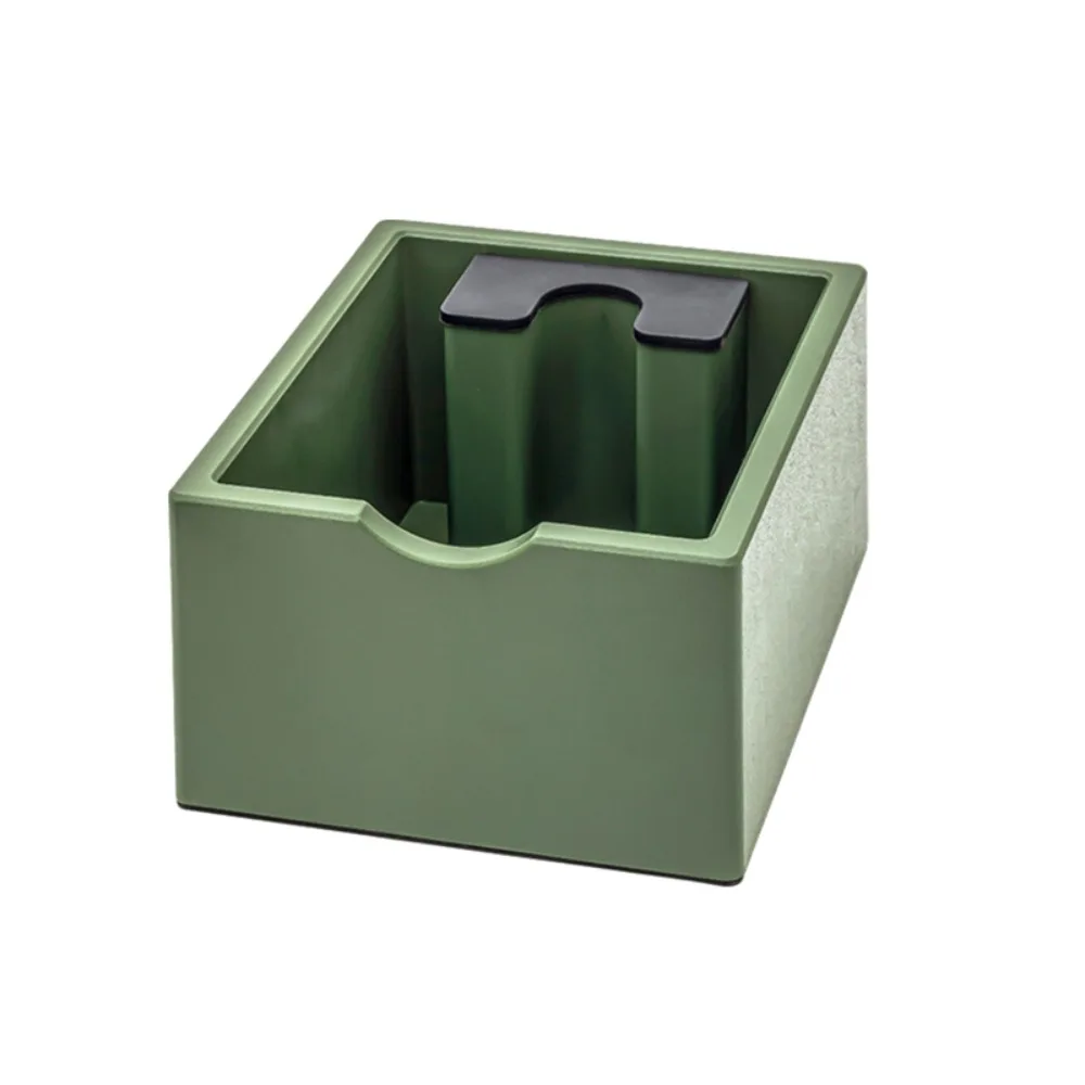

Rectangular Coffee Knock Box Thickened Anti Slip Base Espresso Grounds Container Removable Low Noise Coffee Knocking Slag Bucket