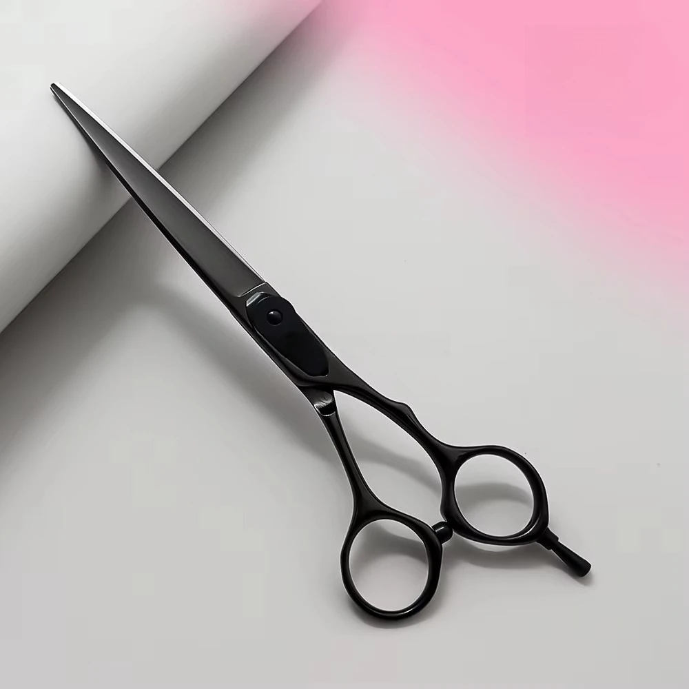 Barber Scissors Set, 6 Inch Black Coated ATS-314 Hair Cutting Shears, Professional Hairdressing Tools