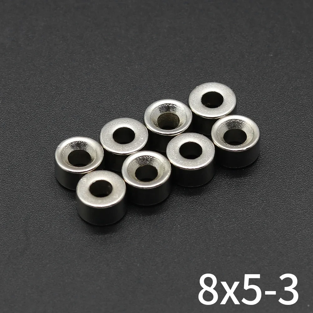 8x5-3mm Round Super Strong Magnet Powerful Neodymium Magnets N35 with holes NdfeB Permanent Magnetic imanes Refrigerator Magnet