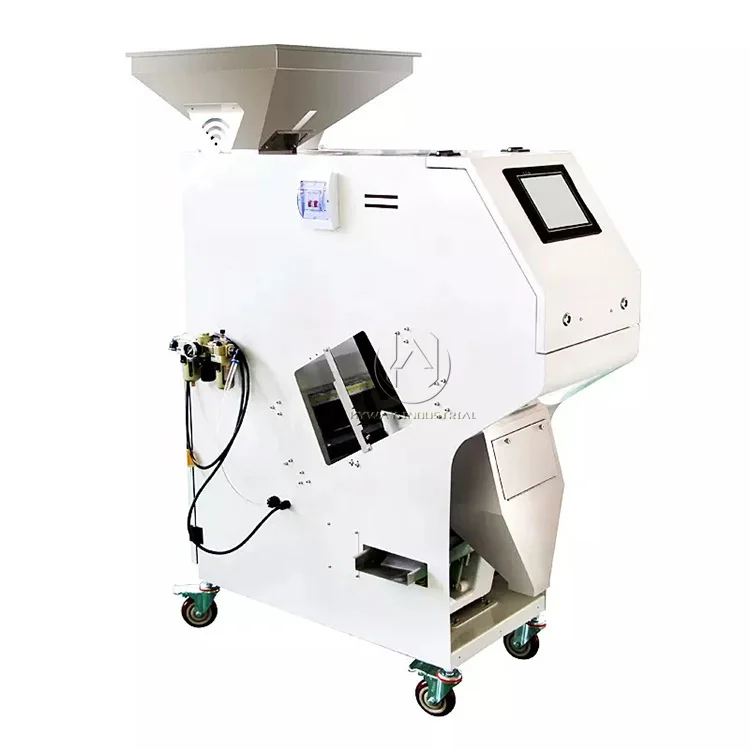 500-1500kg/h Coffee Beans Rice Garin Color Sorting Optical Cereal Color Sorter Coffee Usa Machine