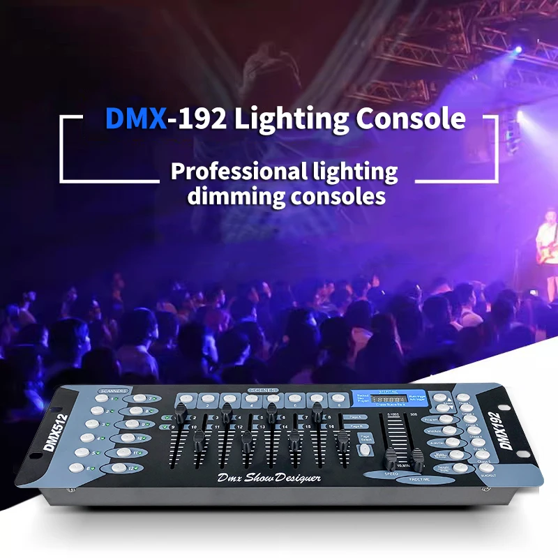 Imagem -02 - Vkf-stage Light Controller para dj Party Dmx Beam Wash Iluminação Disco Dmx Console 192 512