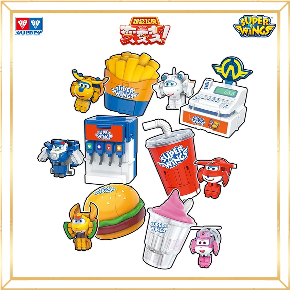 

Новая коллекция фигурок Jett Toys AULEDY Super Wings: серия «Трансформация еды» — фигурка, трансформирующаяся в робота в форме колы, подарки