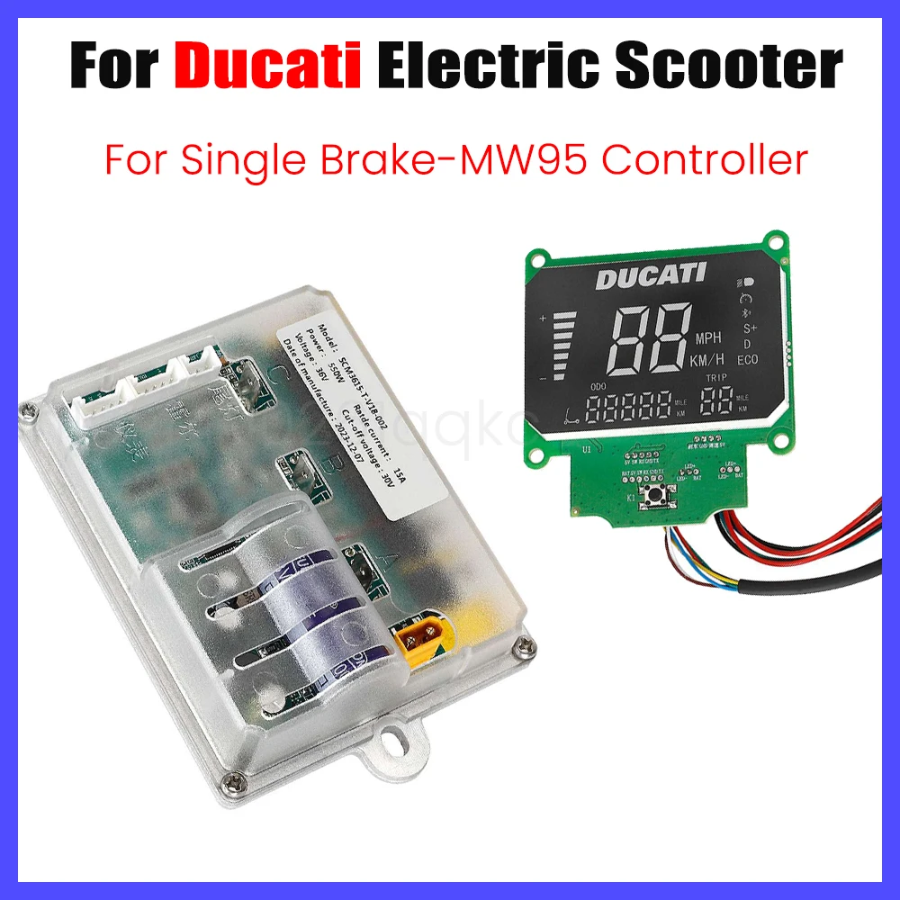 

E-scooter 36V 550W Controller Dashboard Set for DUCATI Electric Scooter Circuit Mainboard Mainboard Control Replacement Parts