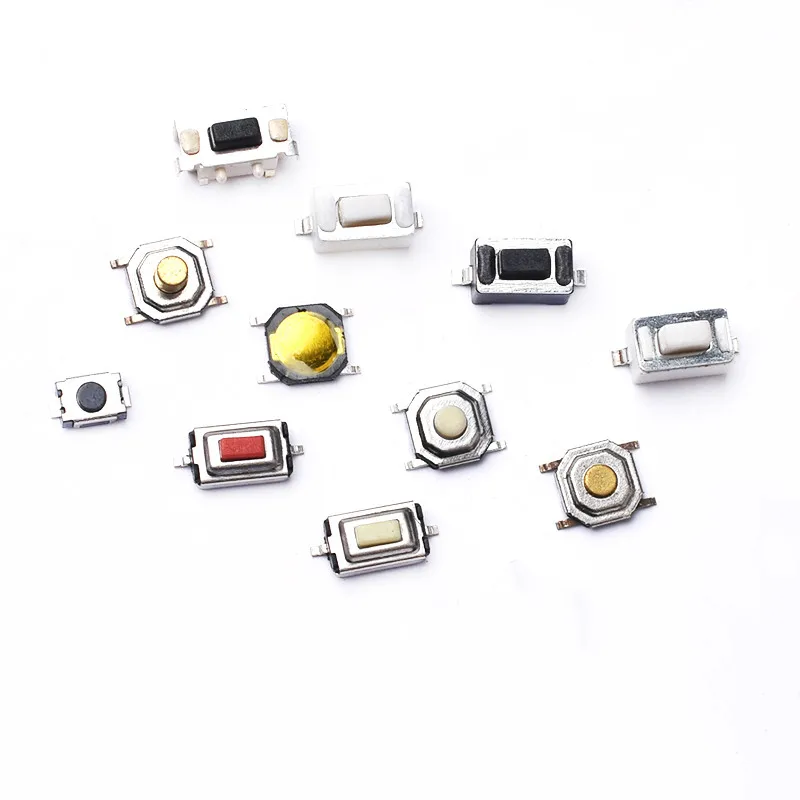 20pcs/lot SMD Tactile Tact Push Button Switch 2Pin 4Pin Touch Micro Switch 3x4x2 3x6x4.3 3x6x2.5 3x6x5 4x4x1.5 4*4*3