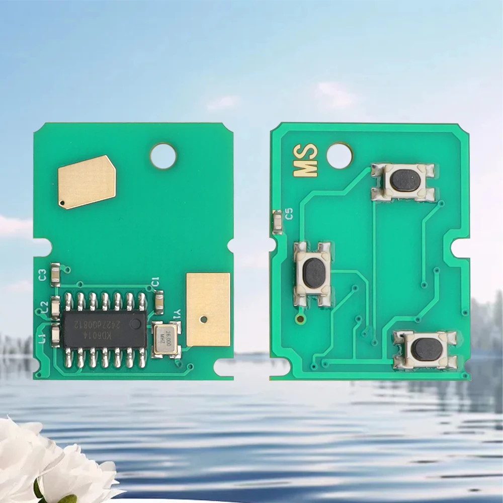 Leo ID:63/60CHIP for Ford Mondeo Fox Fusion Fiesta Galaxy Transit three-button straight handle key 315/433MHZ .