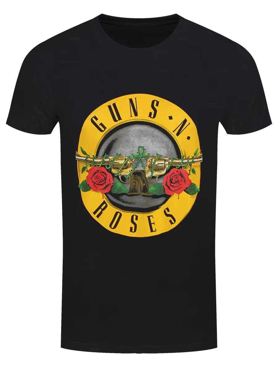 

2025ins Guns N Roses T-Shirt Women Cotton Tees Vintage Rock Band Streetwear Brand T-shirt Short Sleeve Y2k Tops Summer Clothing