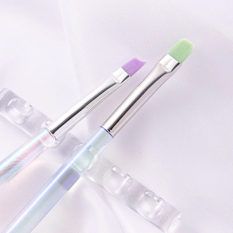 1/8 Uds delineador para decoración de uñas dibujo pintura juego de pinceles para uñas polvo acrílico tallado extensión de Gel UV herramientas de pluma de manicura