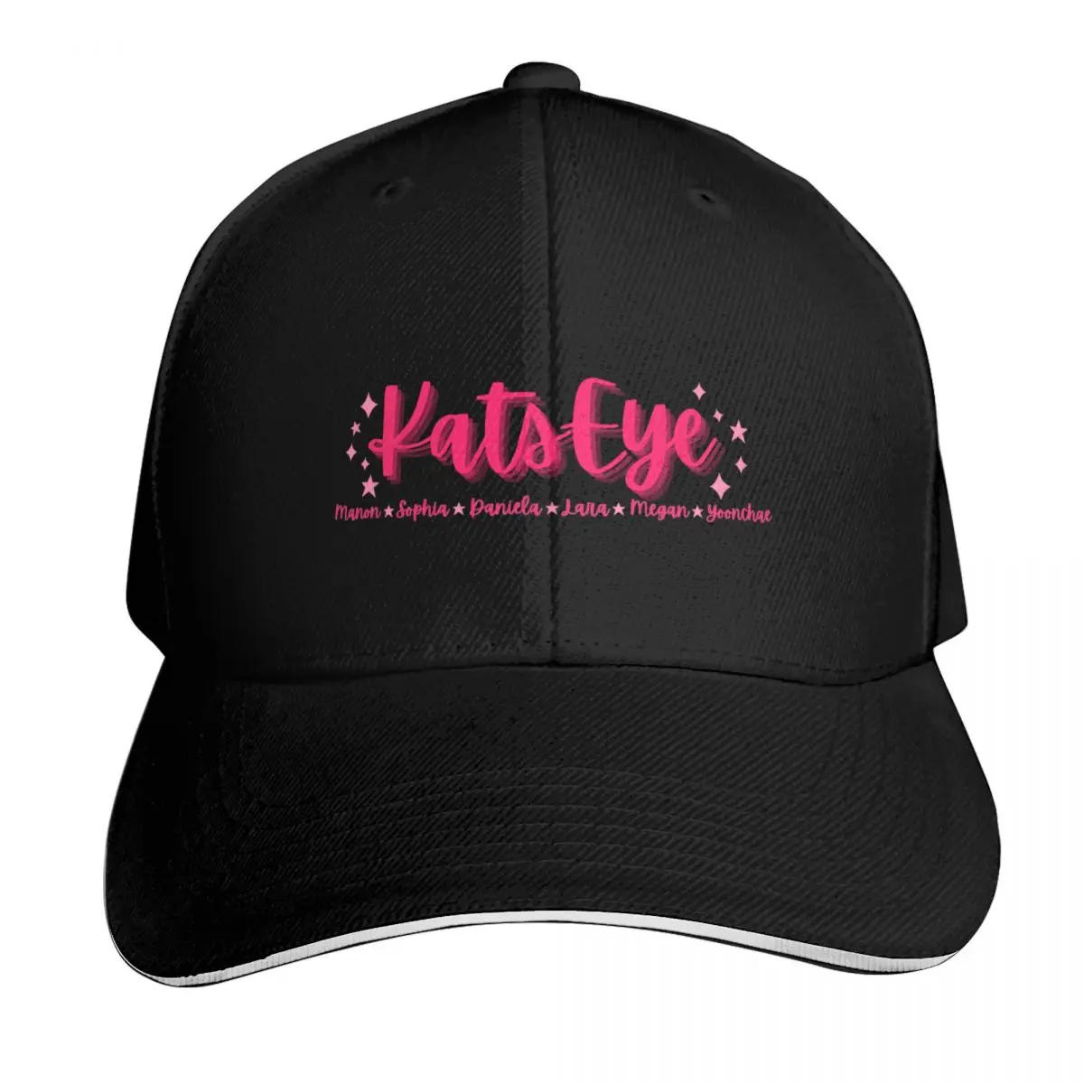 KatsEye Dream Academy Girl Group logo Baseball Cap Visor Snapback Cap Sunhat black Caps For Women Men's