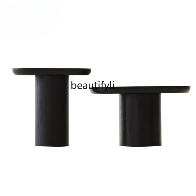 

New Chinese Special-Shaped Creative Solid Wood Side Table Sofa Modern Simple Coffee Table Combination Sets Corner Table