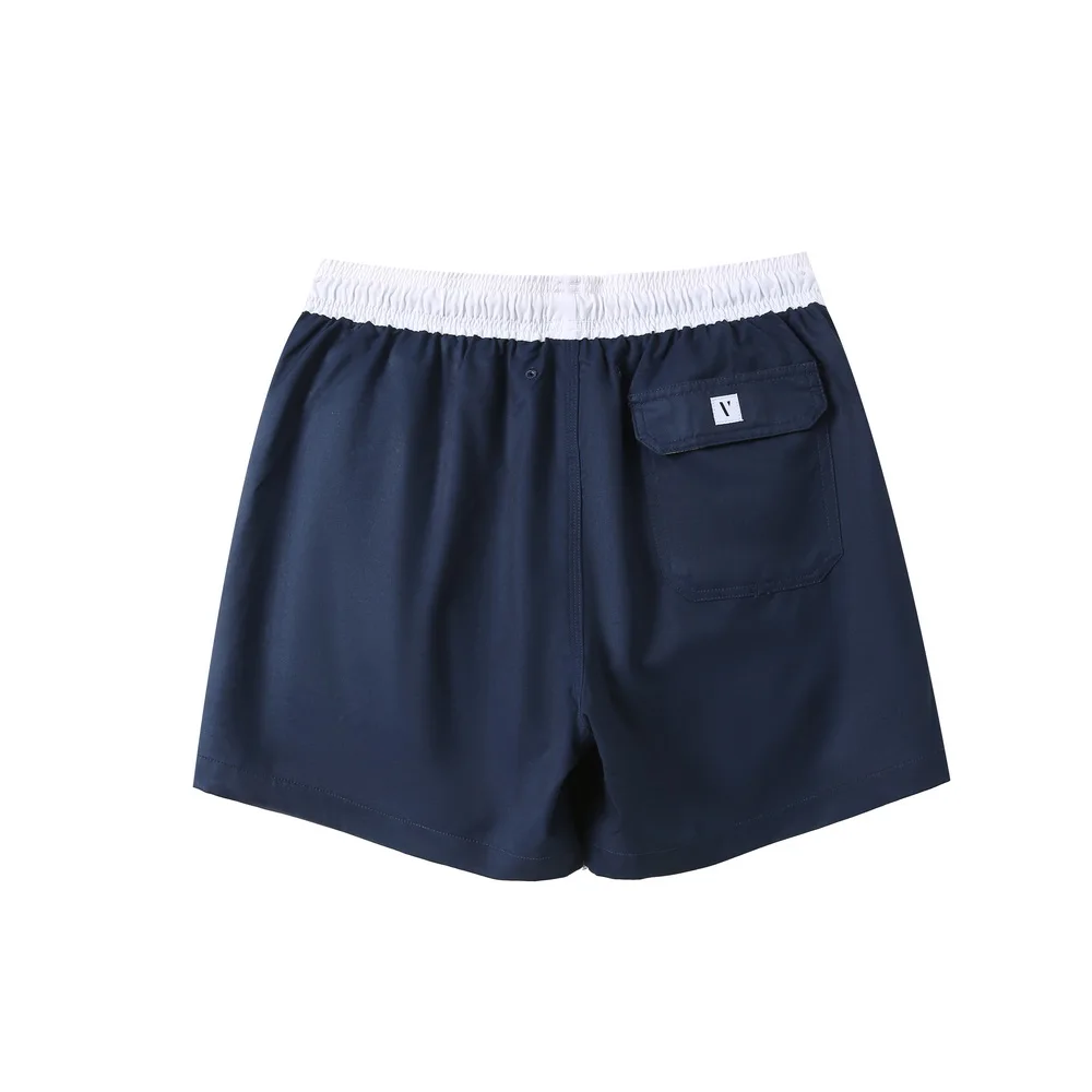 VNRY 2024 Men Summer Swim Shorts Casual fashion beach Swimming male board shorts comfortale pants navy blue lounge shorts