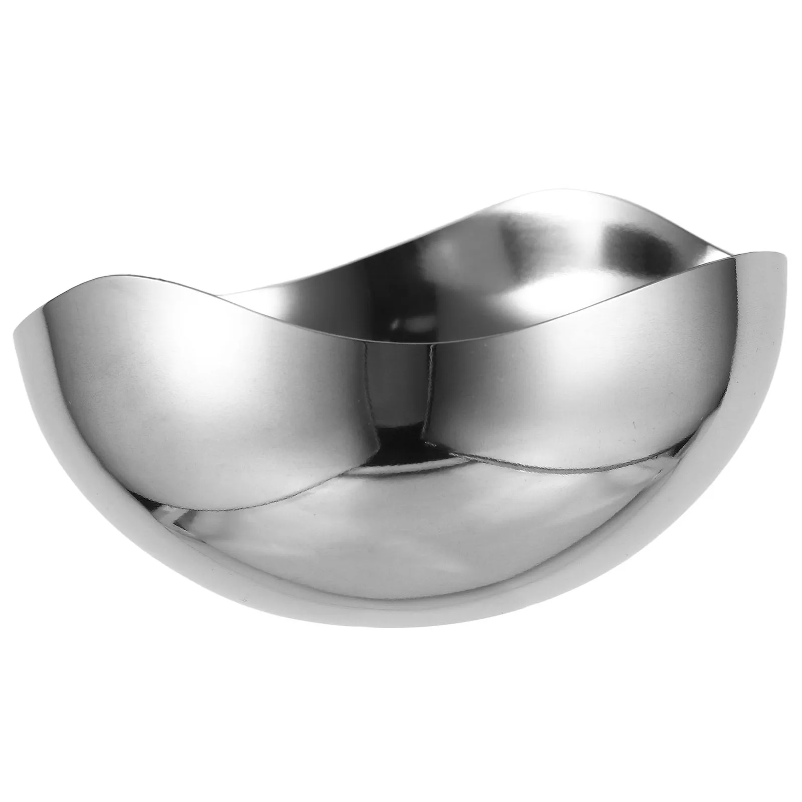 Stainless Steel Dried Fruit Bowl 304 Home Decorative Soup Cold Noodle Dish Vegetable Mixing Camping Bowls Kitchen Dinnerware Set