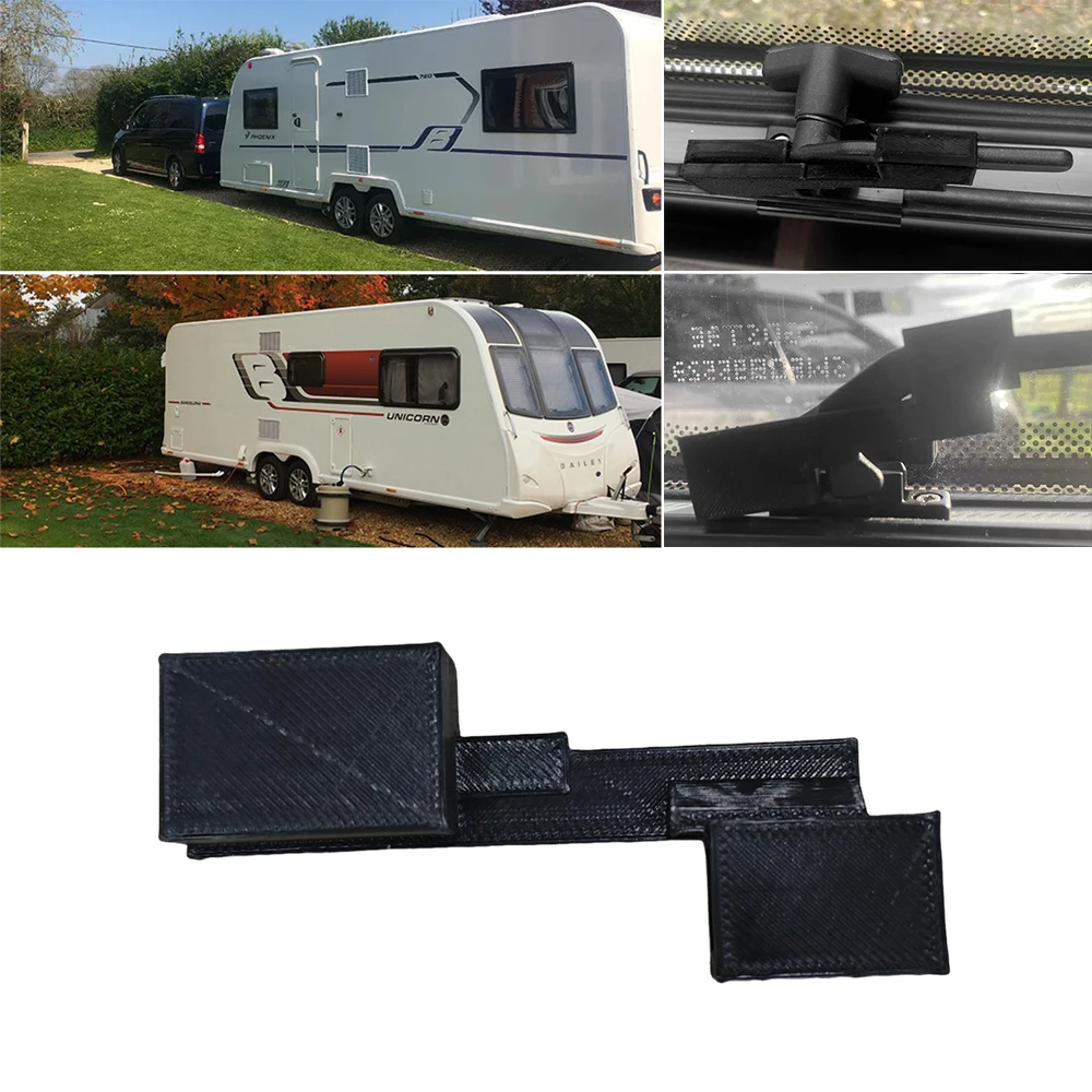 

1PCS Motorhome Window Safety PolyPlastic Lock For Dometic For Seitz Caravan Motorhome Window Security Safety Lock Replacement