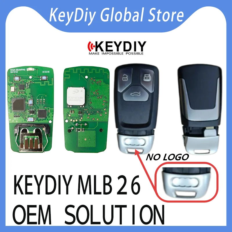 

KeyDiy KD MLB26 OEM Solution PCB with shell for MLB system key programming MLB A4 Q5 work with KDX4 KD X4 KD-X4 KD MAX