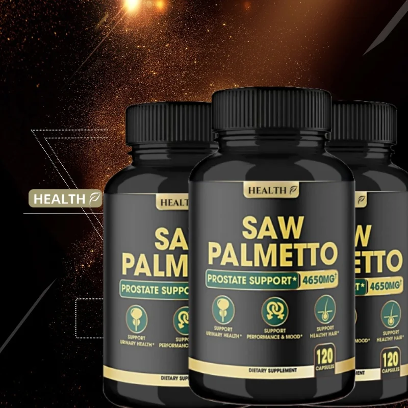 

HEALTH Saw Palmetto for Men Prostate Supplement | Prostate Support Supplement for Men's Health | Potent Saw Palmetto for DHT