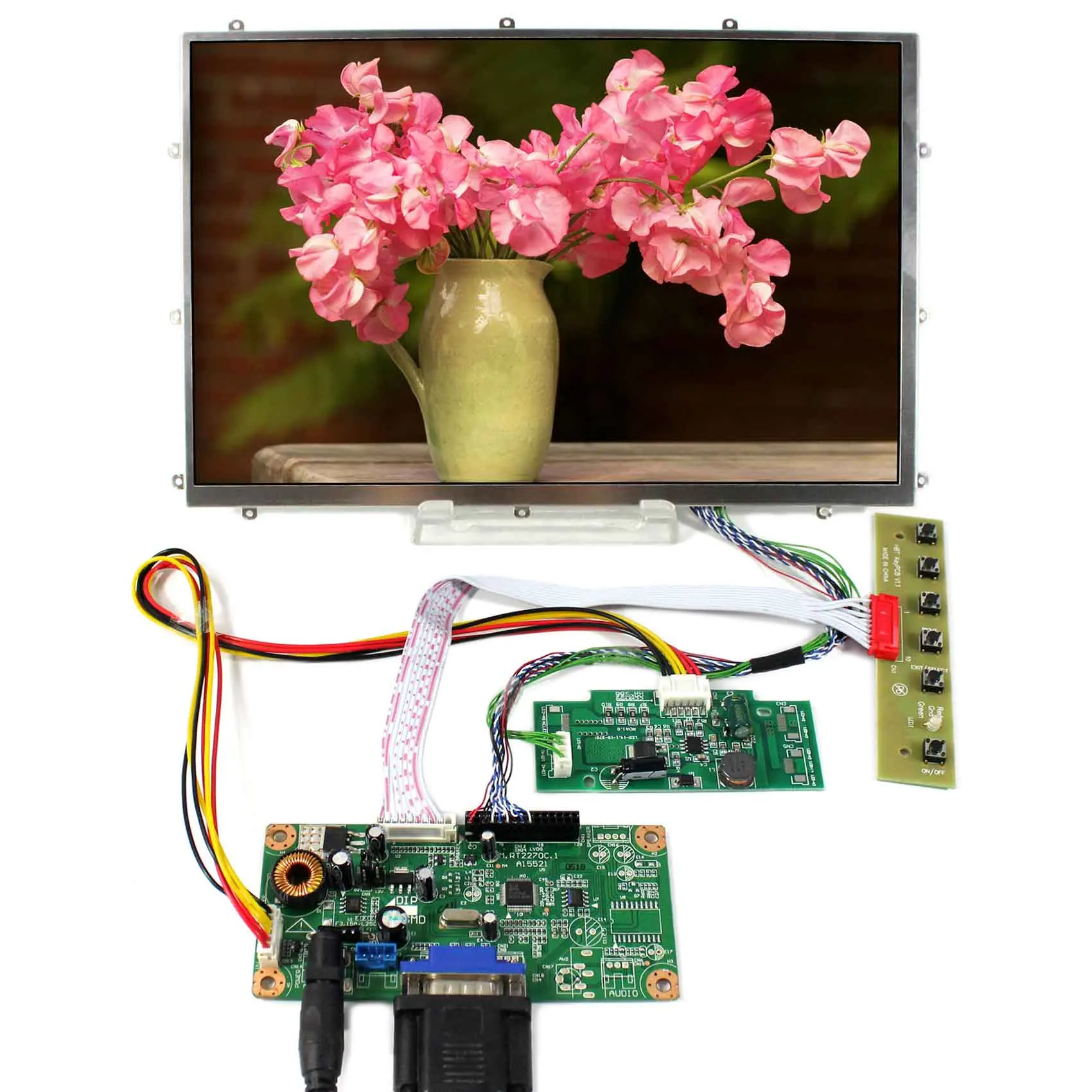 

10.1" B101EW04 10.1inch 1280X800 LCD Screen work with GA LCD Controller Board RT2270C-A