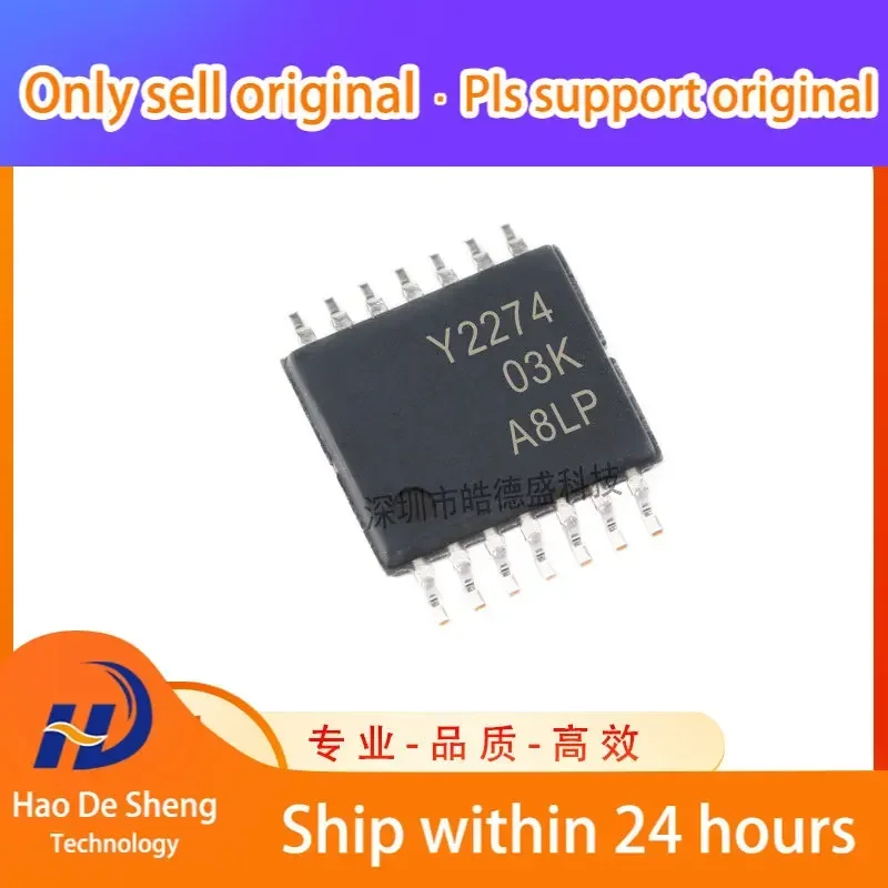 10PCS/LOT TLC2274IPWR TSSOP-14 Logo Y2274 Operational Amplifier IC New Original In Stock