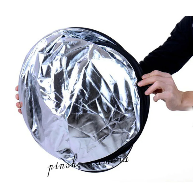 

60cm Photography Camera Studio Multi Photo Disc Collapsible Light Reflector 5 in 1 24"