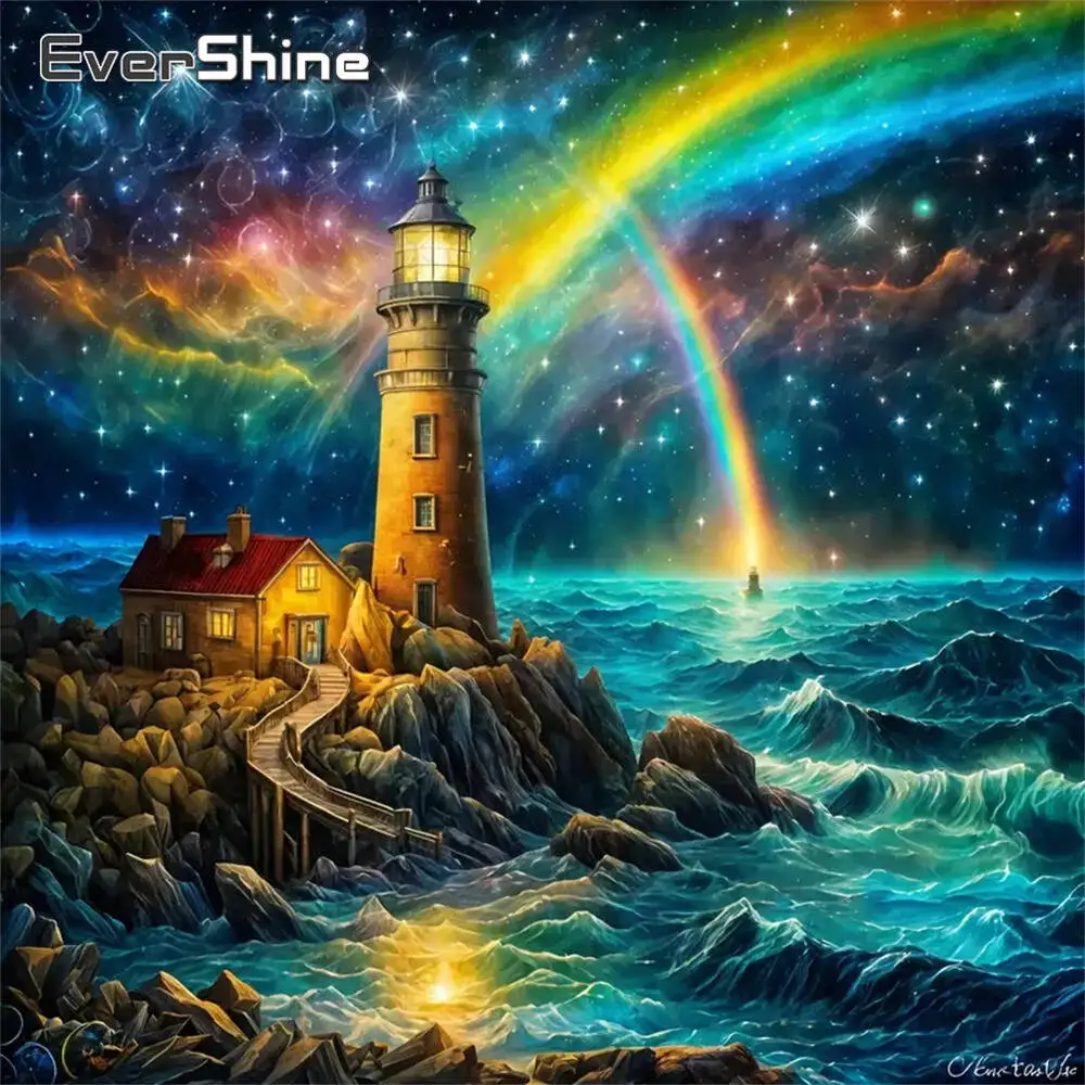 Evershine-pintura de diamante de perro, viñetas de animales, mosaico de diamantes redondos y cuadrados, Kit de manualidades DIY para baño, decoración del hogar