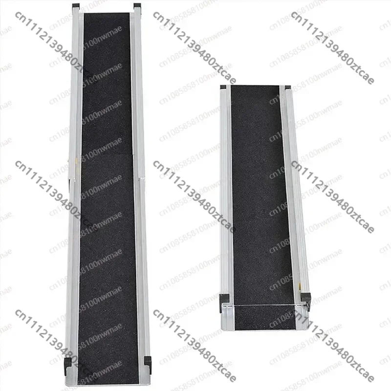 Portable Extendable Aluminum Climbing Ramp Pad Mobility Wheelchair Assist Access Ramp For Home Vehicle Barrier Free Access