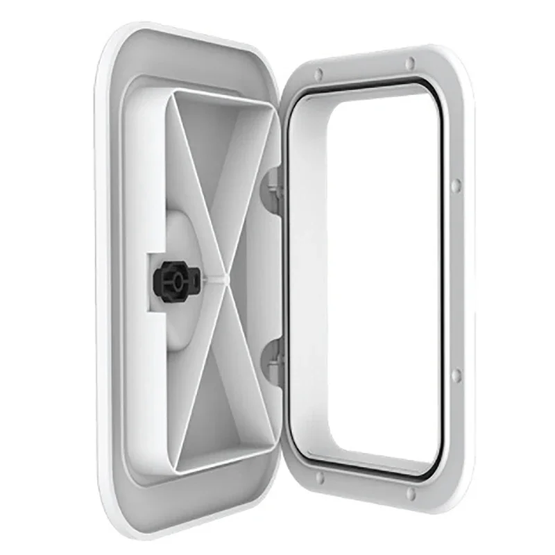A11M-Durable Inspection Hatch Cover Marine Access Accessories Single Handle Anti Ultraviolet Boat Deck Plate Yacht 270X375mm