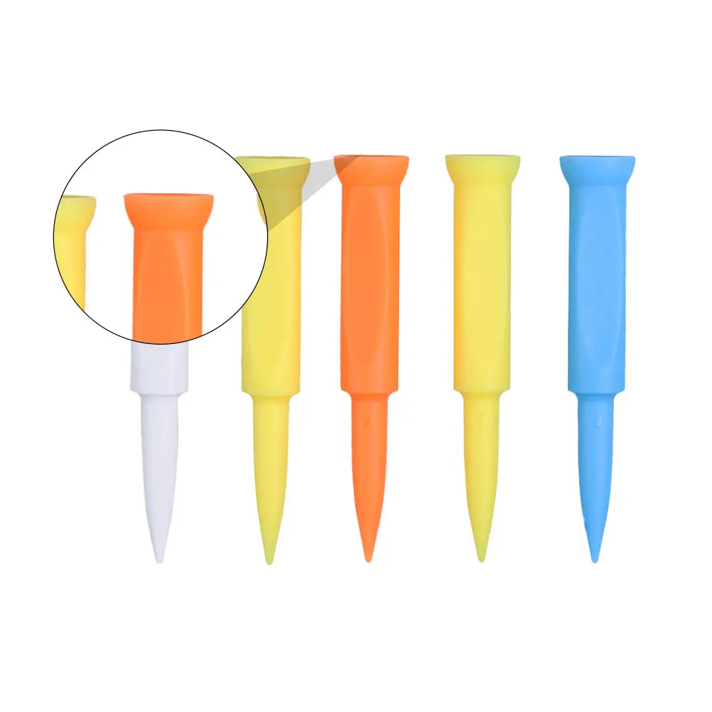 

10pcs Golf Durable Plastic Long Life Lightweight Strong Golfs Tees Ball Holder Accessories Supplies Golf Equipment