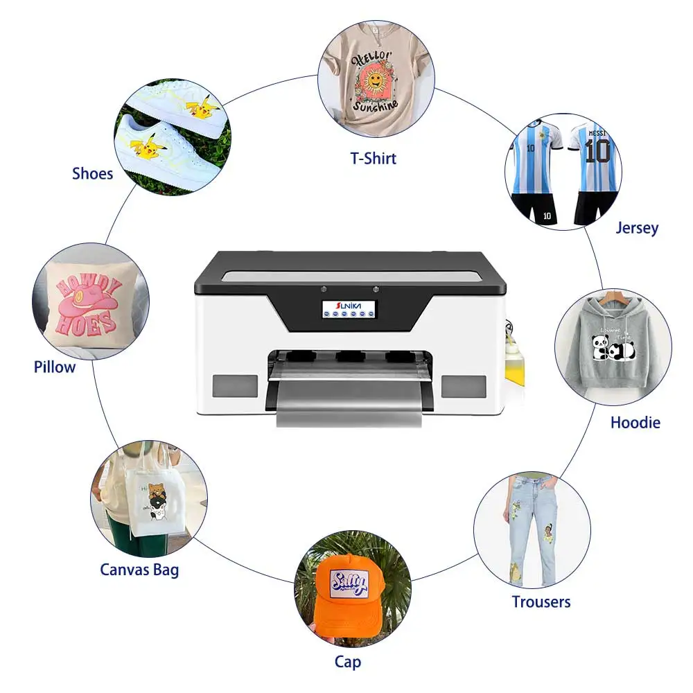 SK-A3 Sunika Original Epson Printhead F1080-A1 Automatic DPI 330mm Printing Machine DFT Printer for T Shirt All Cloth