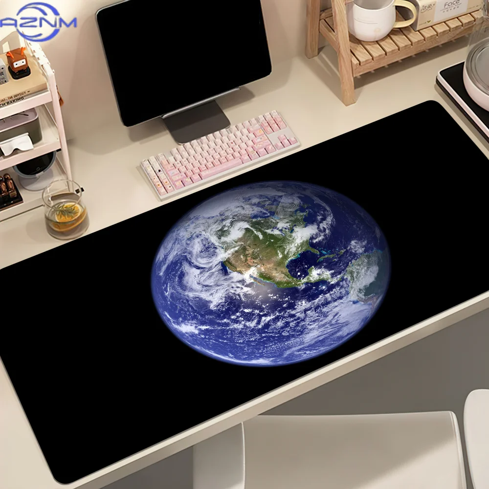 Space nature Earth From space Mouse Pad Non-slip Thickened MousePad Student Gaming Cushion Large Writing Lockedge Office