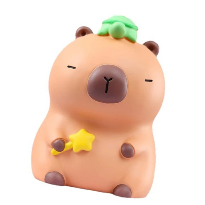 Save with Styles, Small Plastic Capybaras Piggy Banks for Boys and Girls