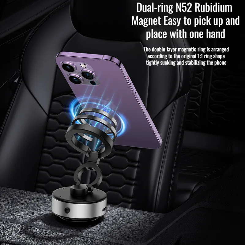 

Автомобильный держатель для мобильного телефона, трехсекционный, трехосный, сверхсильный, магнитный, вакуумная адсорбция, умная навигация, домашний автомобильный держатель