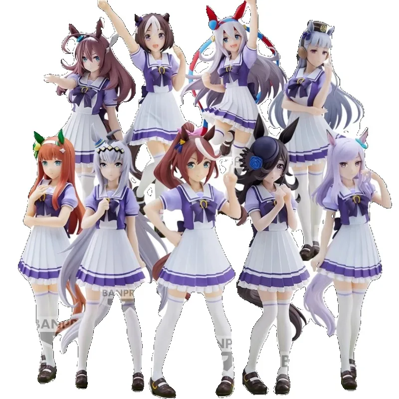 جميلة ديربي الذهب السفينة ميهونو بوربون أوغوري قبعة الأرز دش أنيمي الشكل تحصيل لعبة مجسمة اليدوية للتخصيص دمية هدية