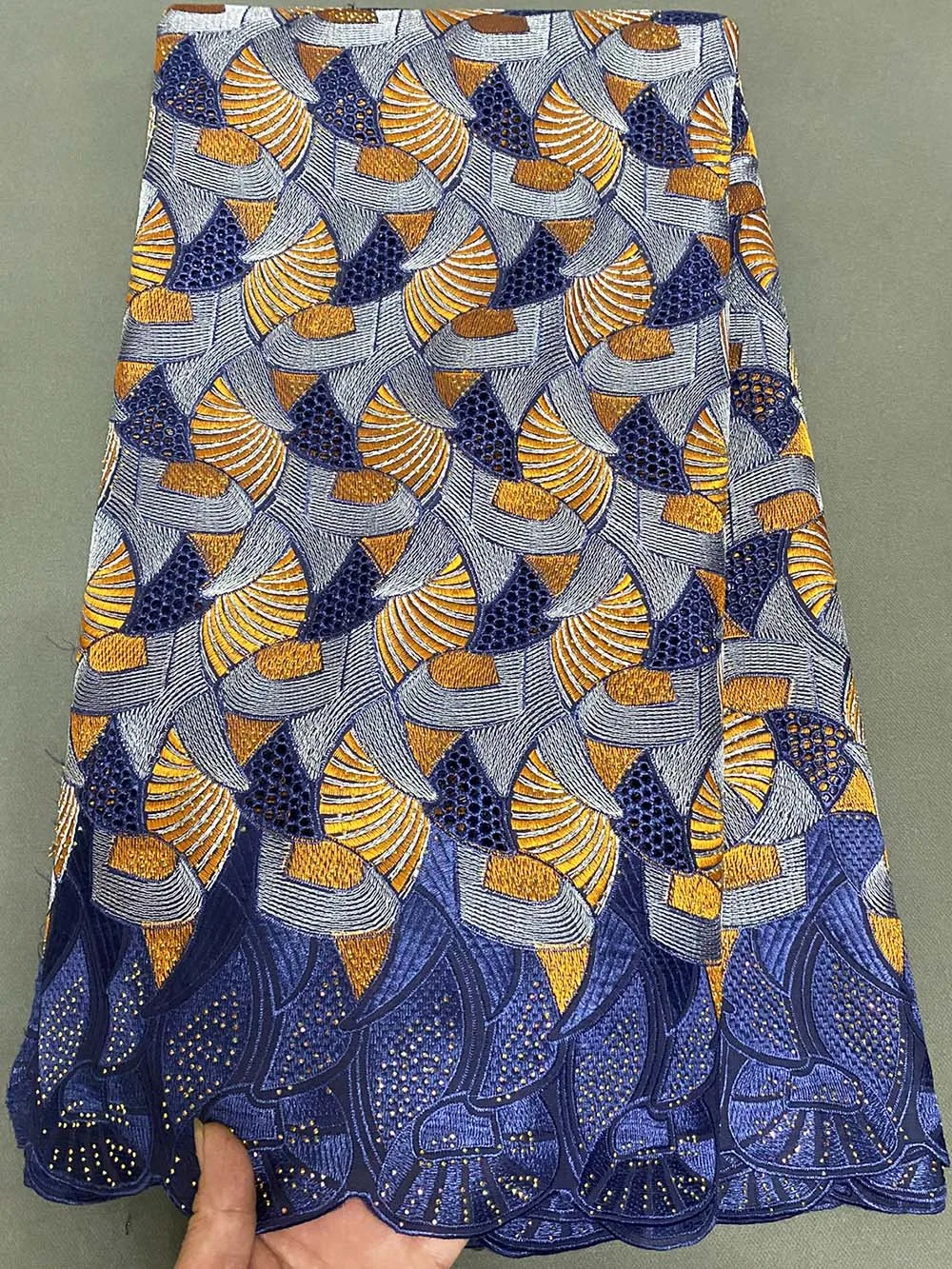 

Egyptian Eyelet Super Neat Original Austria 100% Cotton African Lace Fabrics With Stones Swiss Voile Lace In Switzerland CT1578