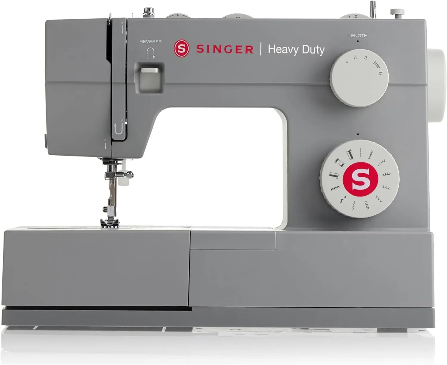 Singer | Heavy Duty 4411 Sewing Machine With 11 Built-In Stitches, Accessory Kit, Includes 9 Presser Feet, Twin Needles, & Case