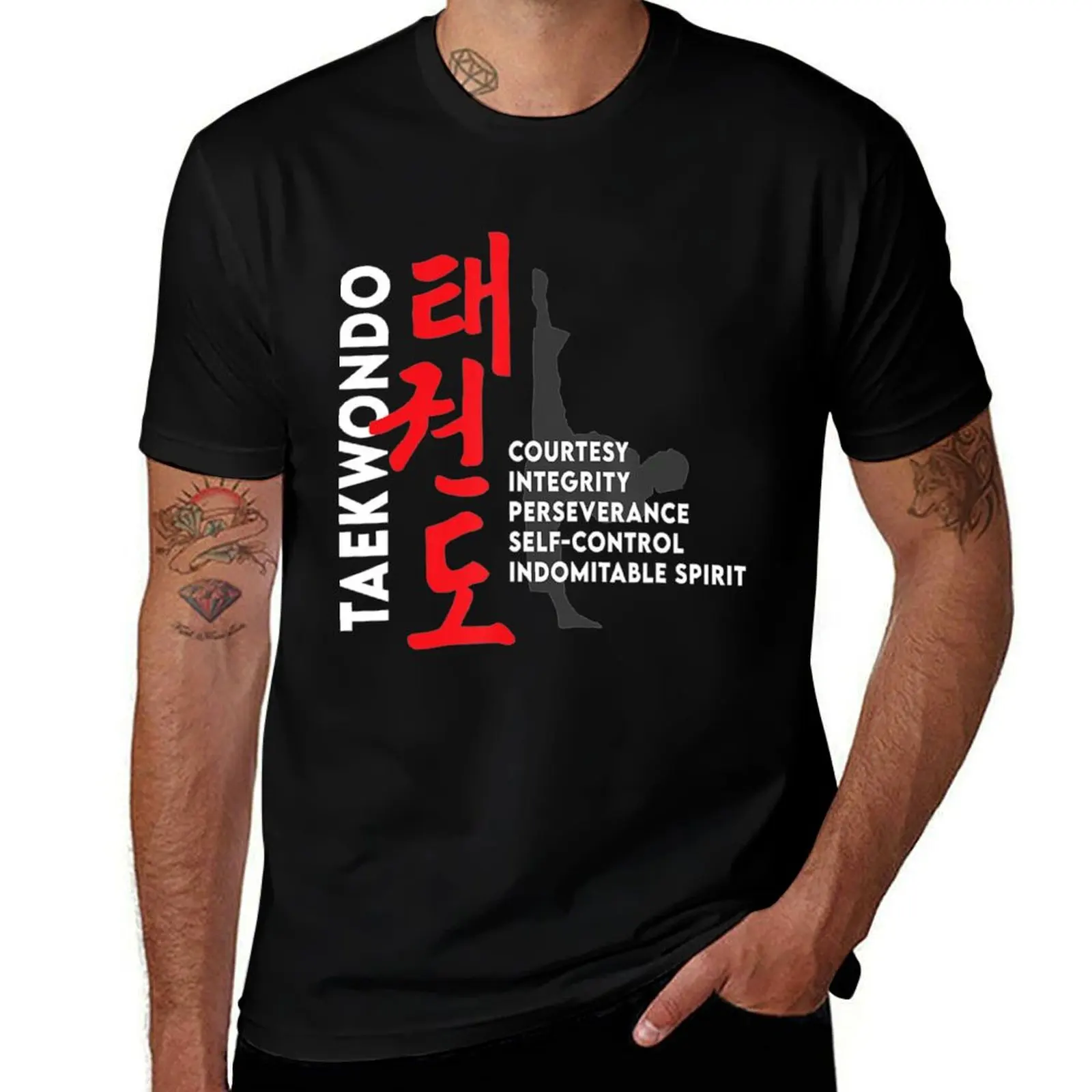 

Fans of Taekwondo Equipment Taekwondo T-Shirt cute clothes tops oversize t-shirts man topping heavy weight t shirts for men