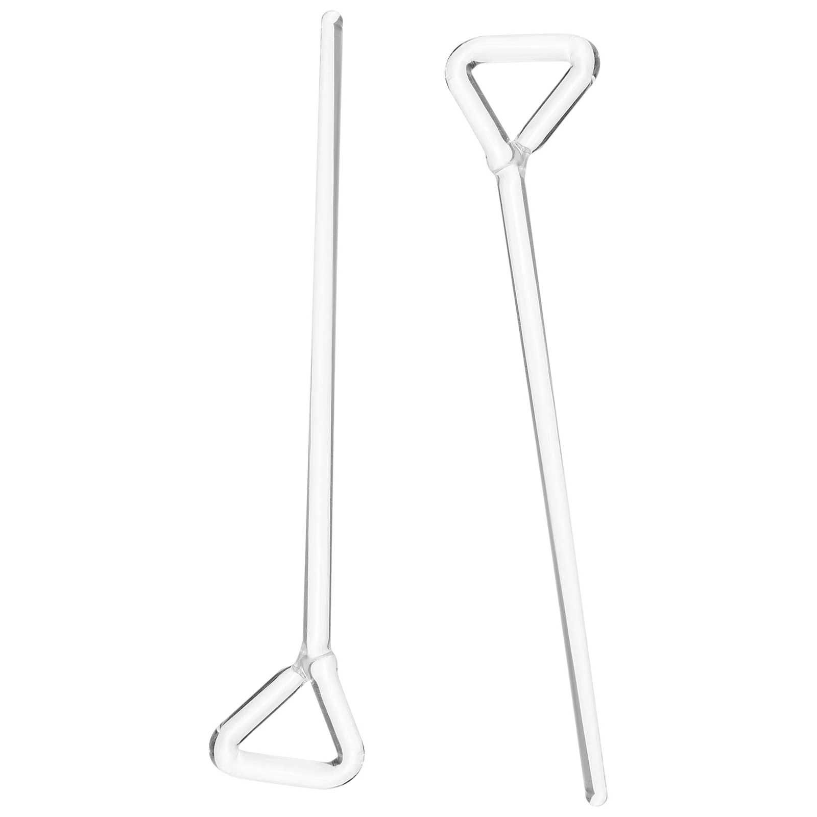 2 قطعة قضبان الخلايا الزجاجية على شكل حرف L مفرشة مقبض مريح أدوات المختبرات لعلم الأحياء الدقيقة لثقافة الخلايا العلمية #5